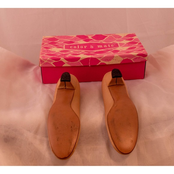 NMIB! Vintage Color Mate Light Pink Low Heel Kitten Pumps - Picture 6 of 8